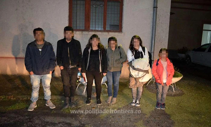 Cei şase sunt solicitanţi de azil în România FOTO Poliţia de Frontieră