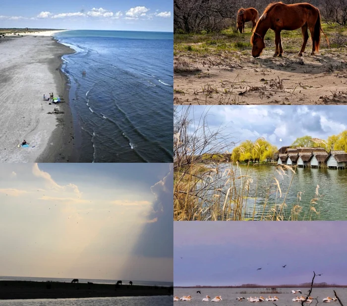 Cum arată plaja Sfântu Gheorghe Foto: Colaj Click!