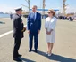 Majestatea Sa Margareta și Principele Radu la Constanța salutând Bricul Mircea la întoarcerea din cursa transatlantică.