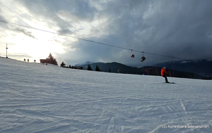 Stațiunea montană Straja din Hunedoara. Foto: Daniel Guță. ADEVĂRUL