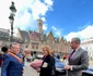 Majestatea Sa Margareta și Principele Radu în Belgia, la Primăria din Bruge. FOTO: Casa Regală
