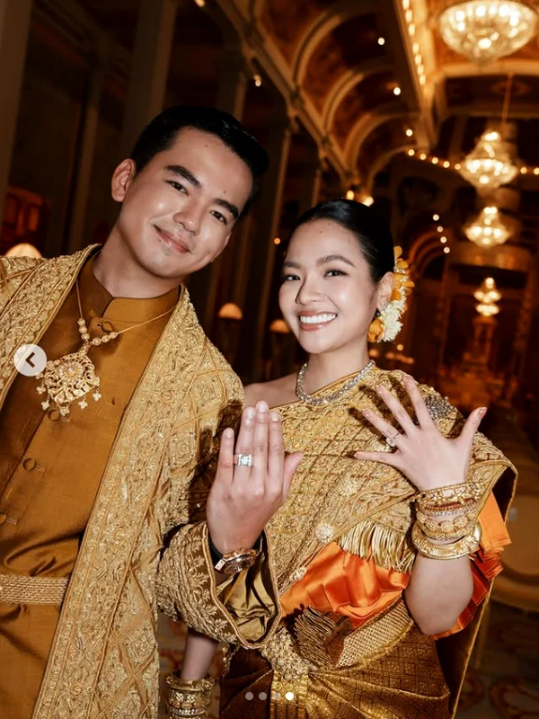 Nuntă regală în Cambodgia foto Instagram