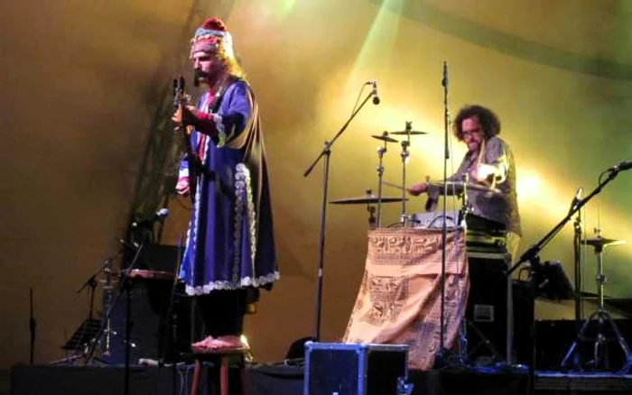 Baba Zula în concert la festivalul Plai Foto: Ştefan Both