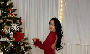 Rochie de ocazie cu puf și spatele gol lungă – 599,00  jpeg