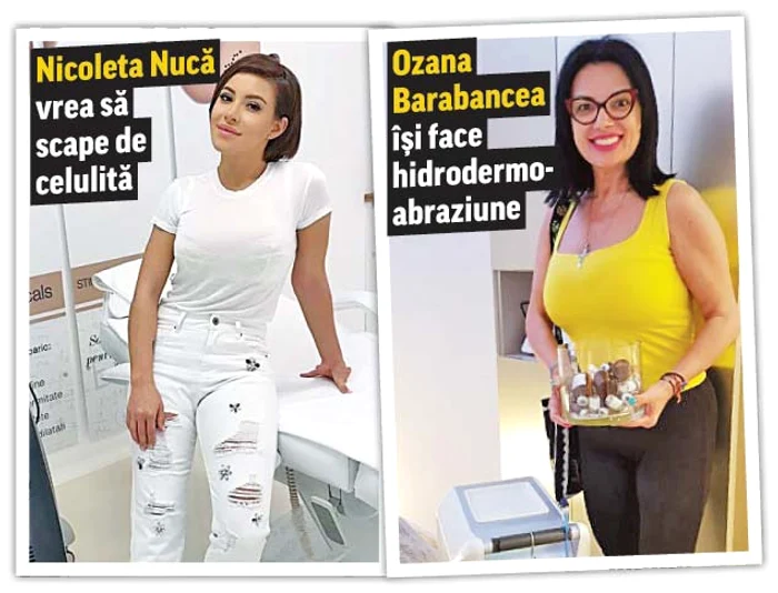 Monica Gabor are grijă de tenul ei şi când vine în ţară