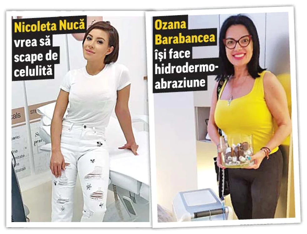 
    Monica Gabor are grijă de tenul ei  şi când vine în ţară  