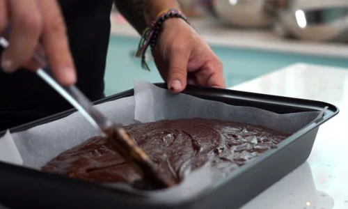 Negresa se bagă la cuptor în cuptorul preîncălzit la 180 de grade, pentru 30 de minute   jpeg