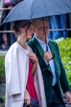 Sverre Magnus și iubita lui, Amalie. FOTO: Instagram