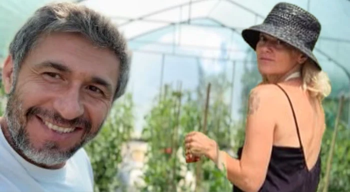 Dragoș Bucur și Dana Nălbaru s-au pus pe treabă și au făcut suc de roșii / foto: colaj Instagram