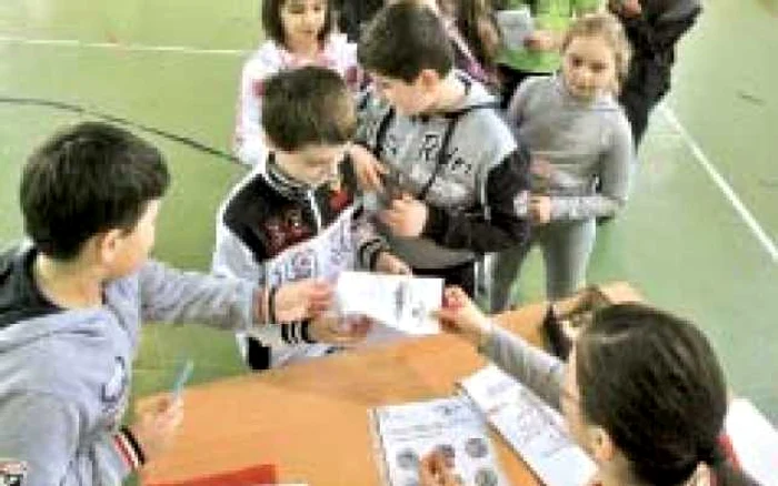 Copiii primesc viza pentru proba următoare a jocului