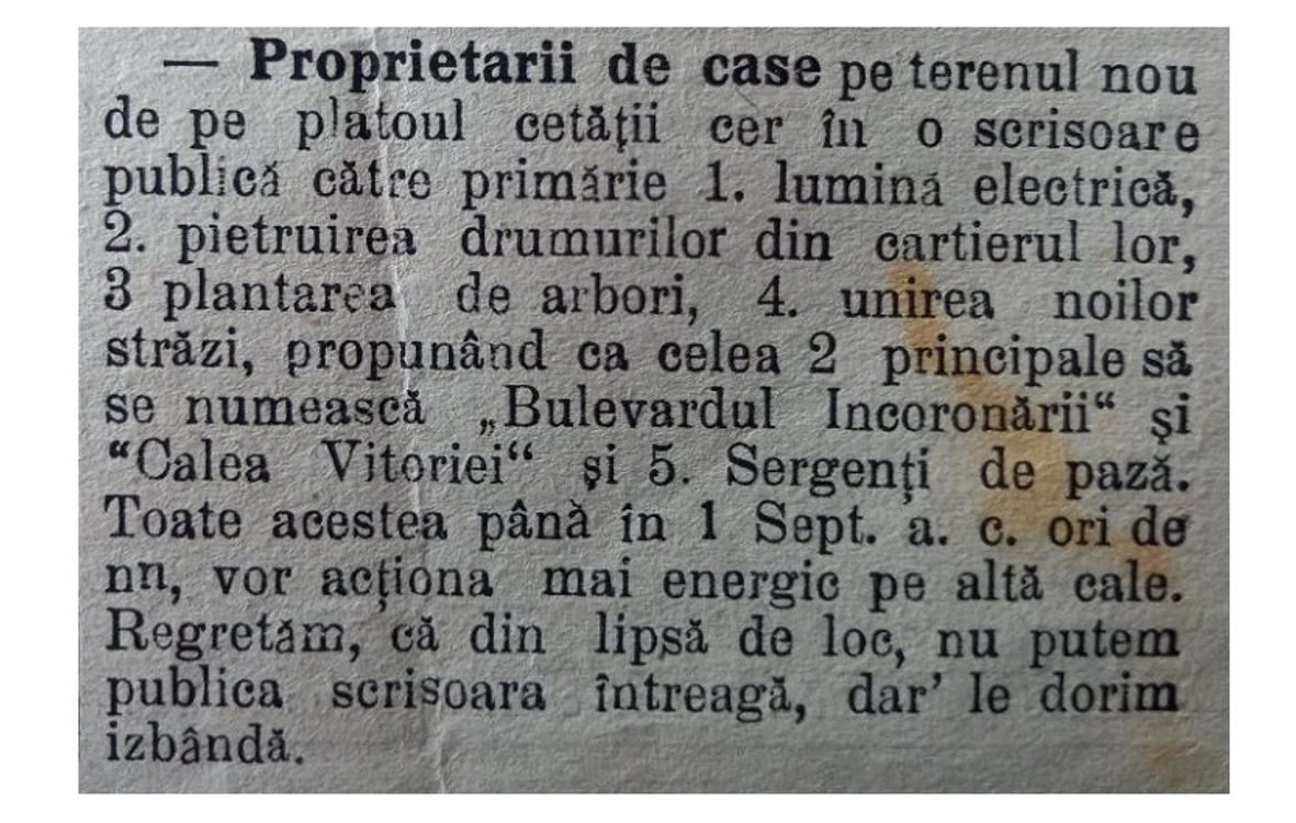 Articolul apărut în ziarul Alba Iulia FOTO Arhivele Alba