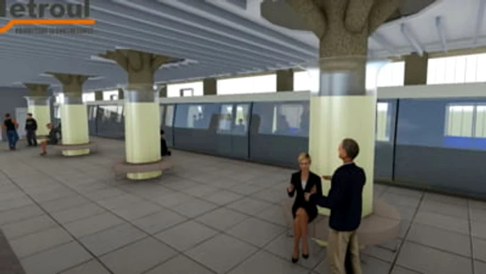 Așa va arăta stația de metrou