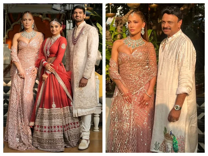 Jennifer Lopez la nuntă în India Instagram jpg