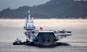 Portavionul chinez Liaoning FOTO EPA-EFE