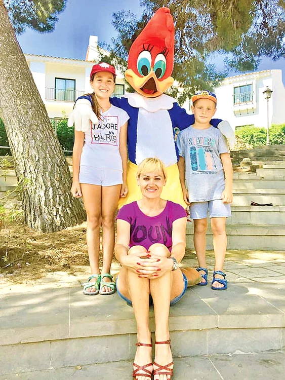 S-au distrat  în parcul  PortAventura  din Spania