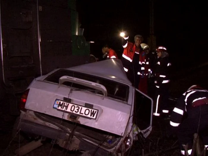 Accident feroviar în Mehedinţi FOTO Corina Macavei