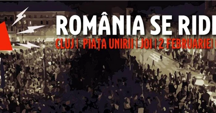 anunt protest cluj 2 feb