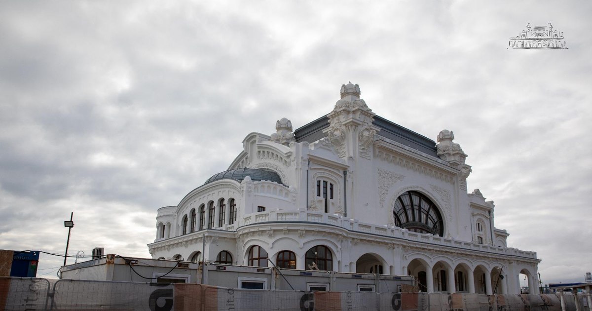 Cazinoul din Constanța, restaurat și gata de a fi deschis publicului.