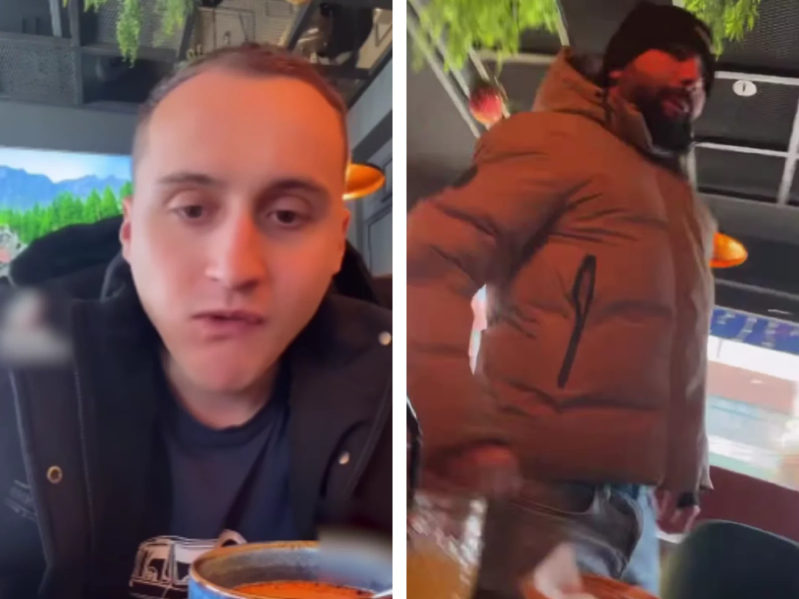 Scene șocante într-un restaurant din Rădăuți: un tânăr a fost bătut în timp ce făcea live pe TikTok