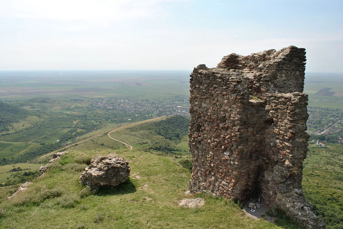 Cetatea Șiria este o cetate monumente istoric din sec. al XIII-lea / foto: Wikipedia