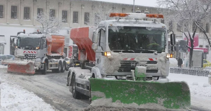 Iarna în București. FOTO: arhivă