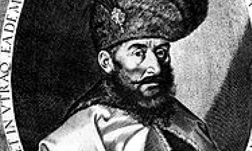 Mihai Viteazul semnează "Tratatul de închinare şi credinţă" faţă de Rudolf al II lea  jpeg