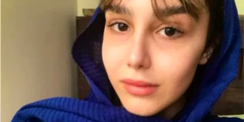 Nazila Maroufian, autoarea unui interviu cu tatăl tinerei Masha Amini, condamnată fără audiere  Foto Twitter  Iran Human Rights (IHR) jpg