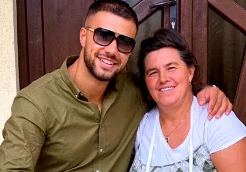 Culiță Sterp, alături de mama lui, doamna Geta Foto: Arhivă personală