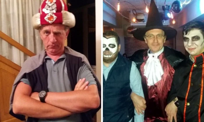 Ministrul cercetării, Nicolae Hurduc, se pozează când cu pălărie de vrăjitor, când cu cușma lui Vlad Țepeș