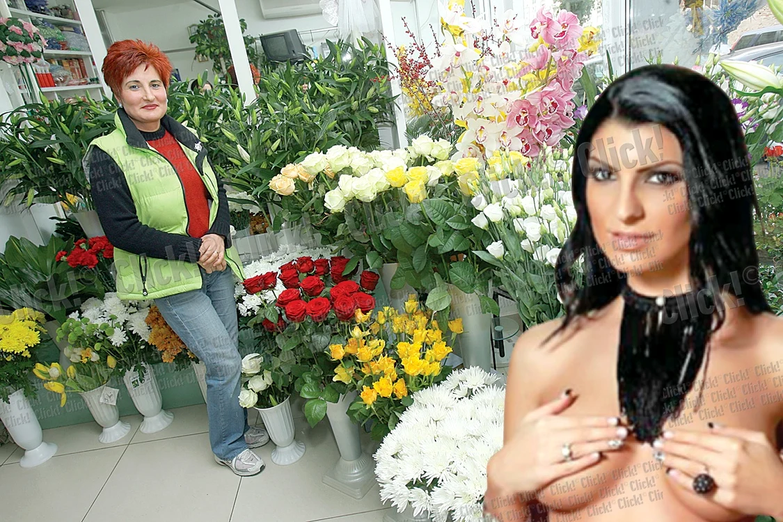 Femeia are oferte de toamnă pentru aranjamentele florale de nuntă şi botezuri