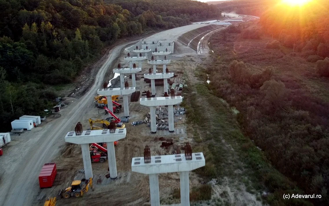Autostrada cu tuneluri Holdea Margina în șantier Pasajul Foto Daniel Guță ADEVĂRUL (5) jpg