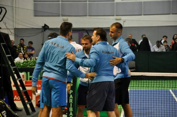 
    Echipa Romaniei de Cupa Davis  