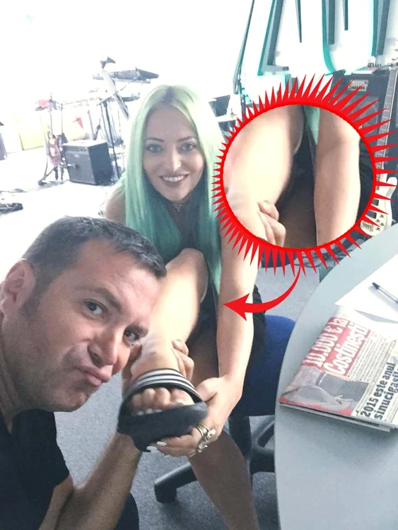 Lenjeria albă a Deliei a fost văzută de către fani