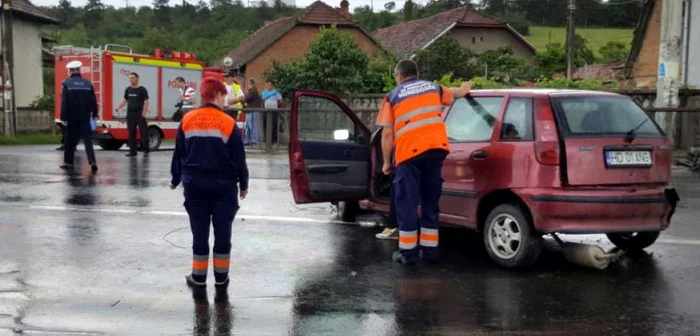 Accident rutier. FOTO: Daniel Guţă. ADEVĂRUL.