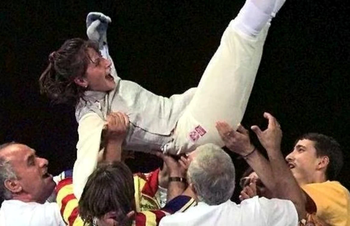 Laura Badea la Atlanta, în 1996
