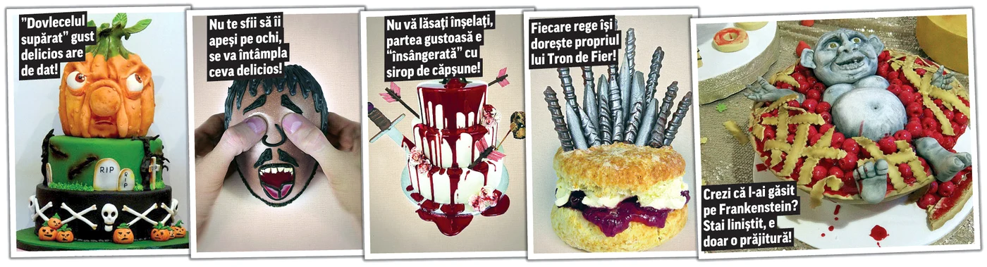 
    Yolanda Gampp a şocat planeta cu  o creaţie de patiserie desprinsă parcă  din filmele de groază, dar  extrem de delicioasăFoto: Guliver / Photoland  
