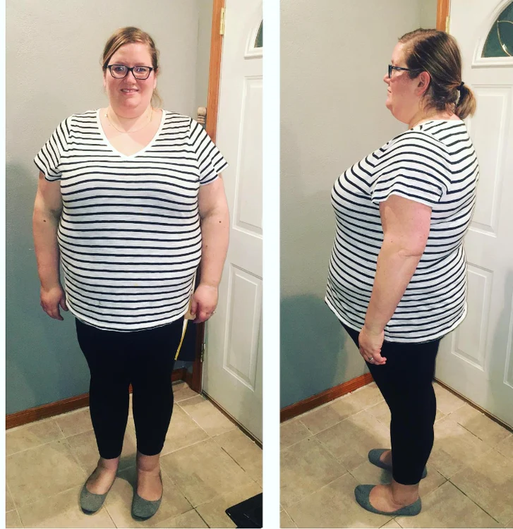 Jennifer Brown a slăbit 45 de kilograme. FOTO: Instagram