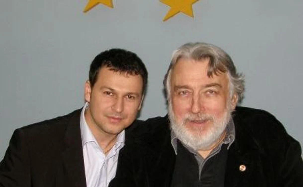 
    Sergiu Taban şi Adrian Păunescu  