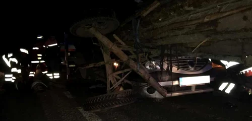 Accident Ilişeşti. FOTO ISU Suceava