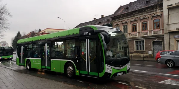 Autobuzele electrice au parcurs la Braşov 2 milioane de kilometri FOTO Primăria Braşov
