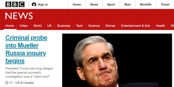 BBC News site captura via BBC