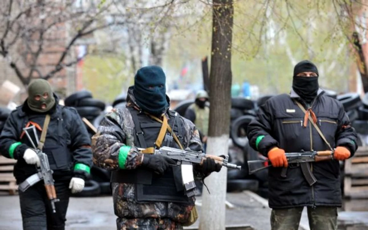 Separatiştii proruşi de la Slaviansk