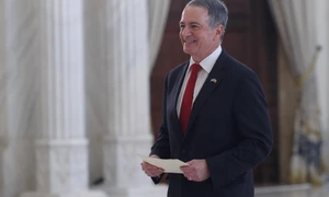 Președintele Nicușor Dan îl primește la Palatul Cotroceni pe noul ambasador al Statelor Unite ale Americii, Darryl Nirenberg. FOTO Inquam Photos / George Călin