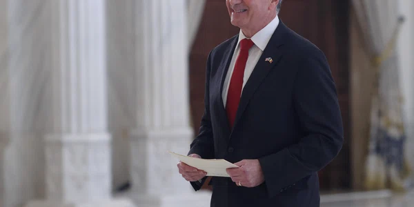 Președintele Nicușor Dan îl primește la Palatul Cotroceni pe noul ambasador al Statelor Unite ale Americii, Darryl Nirenberg. FOTO Inquam Photos / George Călin