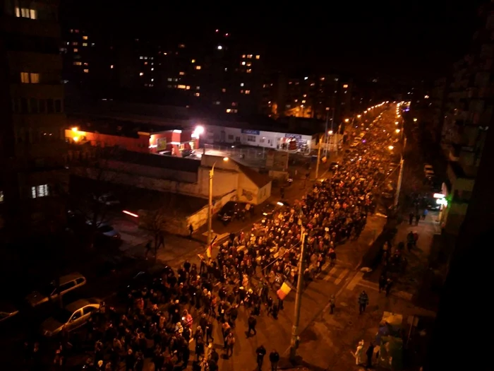 manifestantii din cluj