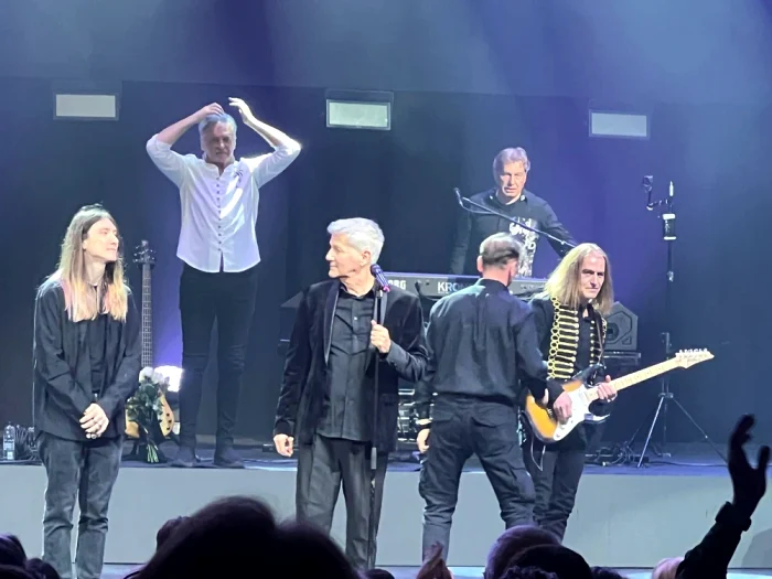 Pe scenă a urcat și fiul lui Mugurel Vrabete. foto: Click!