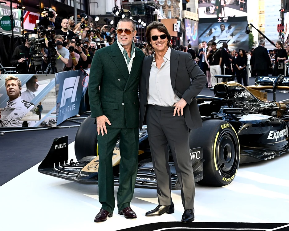 Brad Pitt și Tom Cruise la premiera F1 the Movie   Instagram Tom Cruise (1) jpg