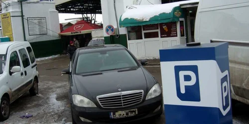 Automatele de parcare din Piaţa Centrală a municipiului Buzău
