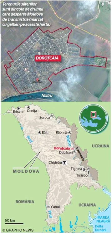 dorotcaia moldova transnistria harta 