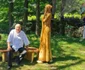 Parcul de aventură Cerna din Vaideeni - Vâlcea după a patra ediţie a festivalului naţional de sculptură cu drujba - cu mobilier sub formă de personaje din basme Foto Adevărul